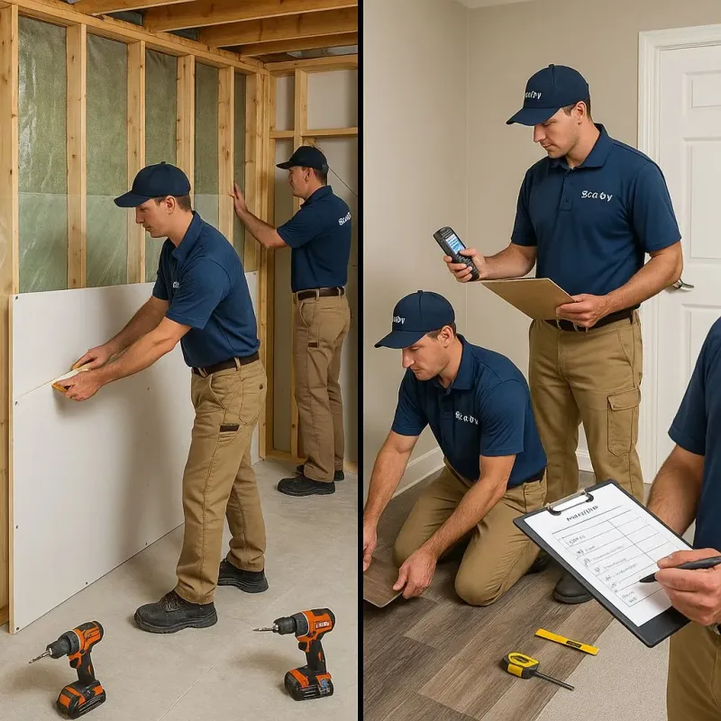 Repairs and Reconstruction process in Clyde Hill, WA